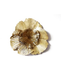 Διακοσμητικό Τοίχου ArteLibre Λουλούδι Μέταλλο 43.5x43.5x13cm