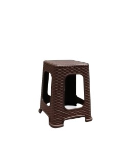 Σκαμπό ArteLibre Καφέ Rattan 35x35x46cm