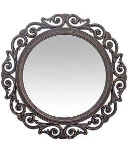 Καθρέπτης Τοίχου ArteLibre Μαύρο Πλαστικό Φ58.4x5.5cm Καθρέπτης Τοίχου ArteLibre Μαύρο Πλαστικό Φ58.4x5.5cm