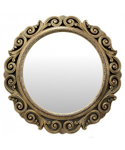 Καθρέπτης Τοίχου ArteLibre Χρυσό Πλαστικό Φ58.4x5.5cm