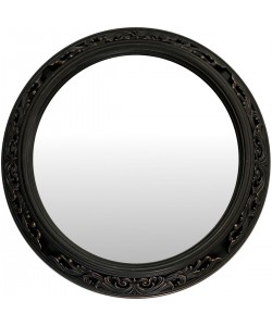 Καθρέπτης Τοίχου ArteLibre Μαύρο Πλαστικό Φ56x5.8cm Καθρέπτης Τοίχου ArteLibre Μαύρο Πλαστικό Φ56x5.8cm