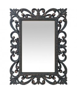 Καθρέπτης Τοίχου ArteLibre Μαύρο Πλαστικό 61x46.3x5.3cm Καθρέπτης Τοίχου ArteLibre Μαύρο Πλαστικό 61x46.3x5.3cm