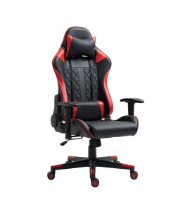 Καρέκλα Γραφείου ArteLibre Gaming ENNIS Κόκκινο/Μαύρο PVC 70x55x122-131cm