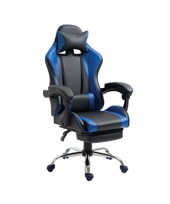 Καρέκλα Γραφείου ArteLibre Gaming BRAY Μπλε/Μαύρο PVC 67x50x120-127cm