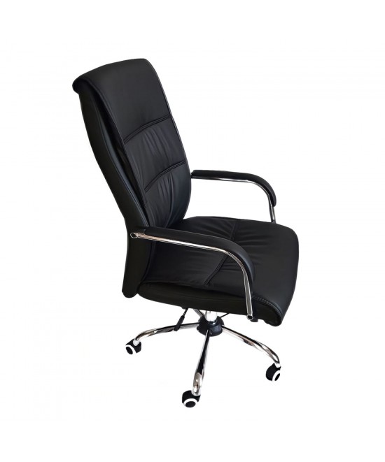 Καρέκλα Γραφείου ArteLibre PAISLEY Μαύρο PU 74x63x115-123cm