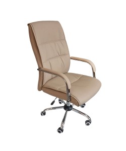 Καρέκλα Γραφείου ArteLibre PAISLEY Μπεζ PU 74x63x115-123cm