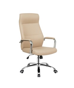 Καρέκλα Γραφείου ArteLibre WISHAW Μπεζ PU 75x63x112-120cm