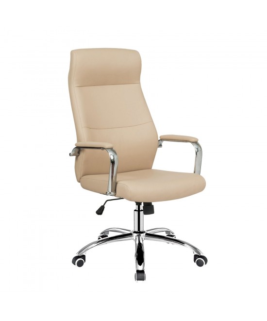 Καρέκλα Γραφείου ArteLibre WISHAW Μπεζ PU 75x63x112-120cm