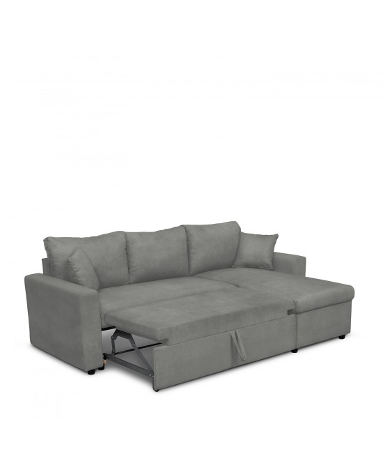 Καναπές Γωνιακός ArteLibre Αναστρέψιμος ULUA Γκρι 225x148x81cm Καναπές Γωνιακός ArteLibre Αναστρέψιμος ULUA Γκρι 225x148x81cm