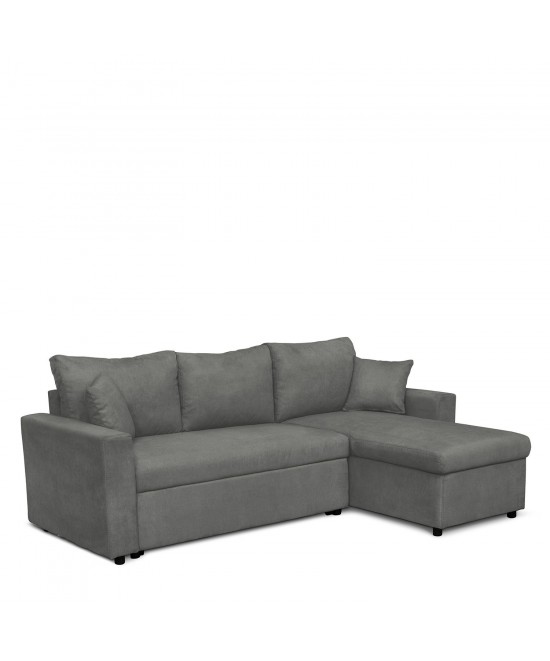 Καναπές Γωνιακός ArteLibre Αναστρέψιμος ULUA Γκρι 225x148x81cm Καναπές Γωνιακός ArteLibre Αναστρέψιμος ULUA Γκρι 225x148x81cm