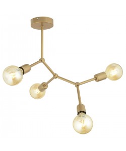 Φωτιστικό Κρεμαστό ArteLibre DARV Πολύφωτο Αντικέ Μέταλλο 50x40cm