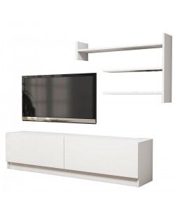 Σύνθετο ArteLibre ALPHA Λευκό 160x32x40cm