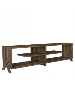 Έπιπλο Τηλεόρασης ArteLibre IRAKLEIA Καρυδί Μοριοσανίδα/Μελαμίνη 148x30x39cm