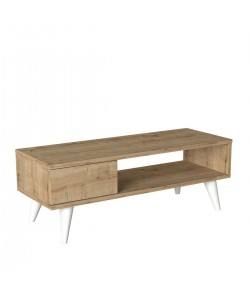 Έπιπλο Τηλεόρασης ArteLibre TELENDOS Φυσικό Μοριοσανίδα/Μελαμίνη 90x30x33cm