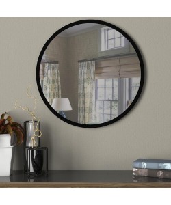 Καθρέπτης Τοίχου ArteLibre MAKUR Μαύρο Μοριοσανίδα/Γυαλί 60x60cm Καθρέπτης Τοίχου ArteLibre MAKUR Μαύρο Μοριοσανίδα/Γυαλί 60x60cm