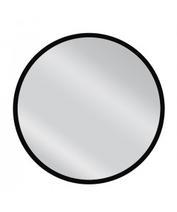 Καθρέπτης Τοίχου ArteLibre MAKUR Μαύρο Μοριοσανίδα/Γυαλί 60x60cm