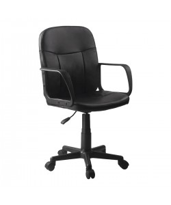 Καρέκλα Γραφείου ArteLibre ABA Μαύρο PVC 53x49x85-97cm