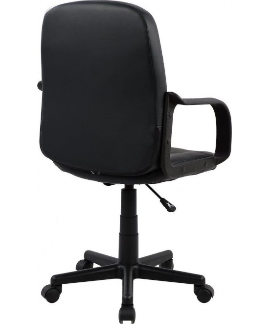 Καρέκλα Γραφείου ArteLibre ABA Μαύρο PVC 53x49x85-97cm Καρέκλα Γραφείου ArteLibre ABA Μαύρο PVC 53x49x85-97cm