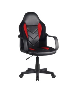 Καρέκλα Γραφείου ArteLibre NIOBH Μαύρο/Κόκκινο PVC 54x59x92-104cm