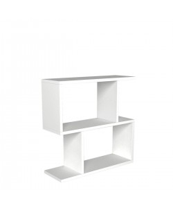Τραπεζάκι Άκρης ArteLibre MATHRAKI Λευκό Μοριοσανίδα/Μελαμίνη 60x20x60cm