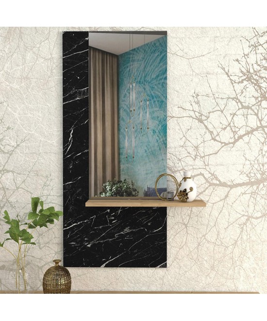 Έπιπλο Εισόδου ArteLibre AOKI Μαύρο/Φυσικό Μοριοσανίδα/Μελαμίνη 60x15x120cm