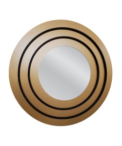 Καθρέπτης Τοίχου ArteLibre CHUBB Χρυσό Μέταλλο/Γυαλί 60x2x60cm Καθρέπτης Τοίχου ArteLibre CHUBB Χρυσό Μέταλλο/Γυαλί 60x2x60cm