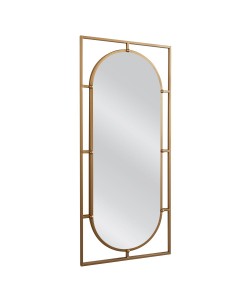 Καθρέπτης Τοίχου ArteLibre ANNAEL Χρυσό Μέταλλο/Γυαλί 90x3x40cm Καθρέπτης Τοίχου ArteLibre ANNAEL Χρυσό Μέταλλο/Γυαλί 90x3x40cm