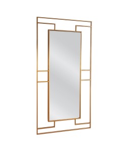 Καθρέπτης Τοίχου ArteLibre ARADOR Χρυσό Μέταλλο/Γυαλί 120x2x60cm Καθρέπτης Τοίχου ArteLibre ARADOR Χρυσό Μέταλλο/Γυαλί 120x2x60cm