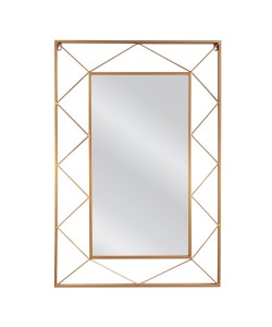 Καθρέπτης Τοίχου ArteLibre ELESSAR Χρυσό Μέταλλο/Γυαλί 90x5x58cm Καθρέπτης Τοίχου ArteLibre ELESSAR Χρυσό Μέταλλο/Γυαλί 90x5x58cm