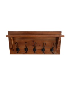 Κρεμάστρα Τοίχου ArteLibre ERLING Καφέ Ξύλο 61x9.5x25.5cm Κρεμάστρα Τοίχου ArteLibre ERLING Καφέ Ξύλο 61x9.5x25.5cm