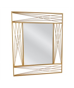 Καθρέπτης Τοίχου ArteLibre ARAVIR Χρυσό Μέταλλο/Γυαλί 65x2x80cm Καθρέπτης Τοίχου ArteLibre ARAVIR Χρυσό Μέταλλο/Γυαλί 65x2x80cm