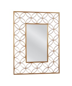 Καθρέπτης Τοίχου ArteLibre EILINEL Χρυσό Μέταλλο/Γυαλί 80x1.5x58cm Καθρέπτης Τοίχου ArteLibre EILINEL Χρυσό Μέταλλο/Γυαλί 80x1.5x58cm