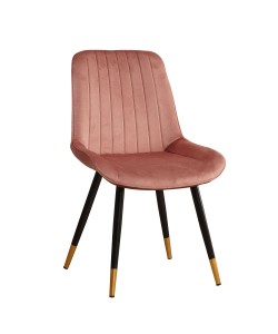 Καρέκλα ArteLibre MOSEY Ροζ Βελούδο/Μέταλλο/Ξύλο 52x57x85cm Καρέκλα ArteLibre MOSEY Ροζ Βελούδο/Μέταλλο/Ξύλο 52x57x85cm