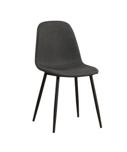 Καρέκλα ArteLibre TOUKAN Σκούρο Γκρι Ύφασμα/Μέταλλο/Ξύλο 44x52x85cm Καρέκλα ArteLibre TOUKAN Σκούρο Γκρι Ύφασμα/Μέταλλο/Ξύλο 44x52x85cm