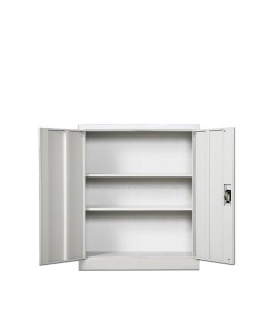 Ντουλάπι ArteLibre DUILIN Ανοιχτό Γκρι Μέταλλο 90x40x90cm