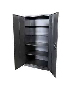 Φοριαμός ArteLibre DURIN Σκούρο Γκρι Μέταλλο 90x45x180cm