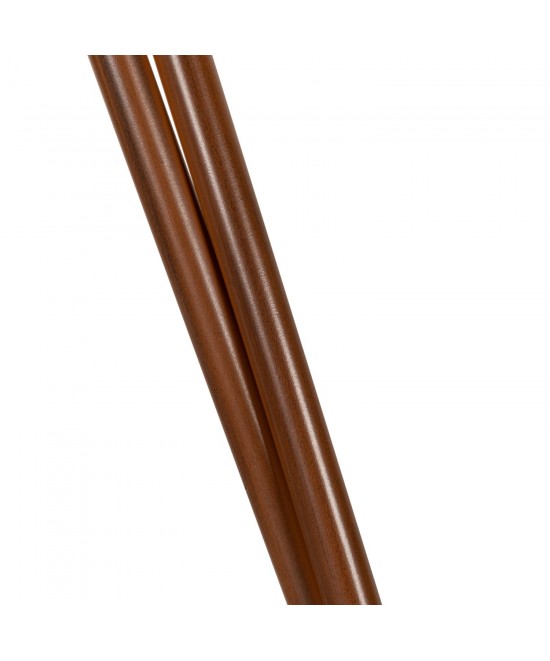 Καρέκλα Κήπου ArteLibre MUTARAZI Λευκό/Μαύρο Αλουμίνιο/Rattan 50x57x85cm