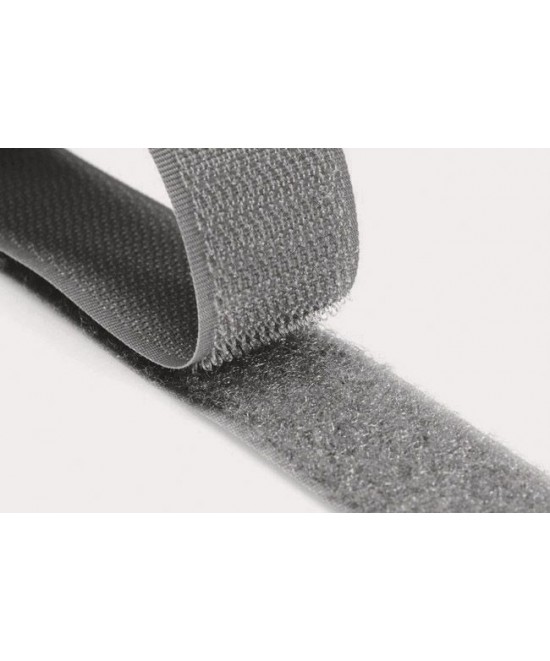 Επιφάνειες Hook+Loop Αυτοκόλλητο Μαύρο 25x25mm 12Σετ