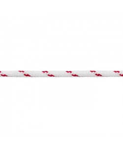 PP Σχοινί Διπλής Πλέξης Λευκό/Κόκκινο 12mm