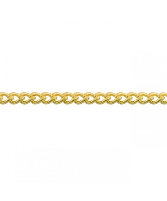 Αλυσίδα FIGARO Στριφτή Μπρούτζινη 14mm