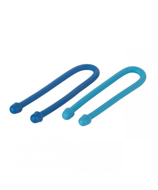 Δεματικά Καλωδ. Ανοιχτό Μπλε/Σκούρο Μπλε 152mm 2Τμχ