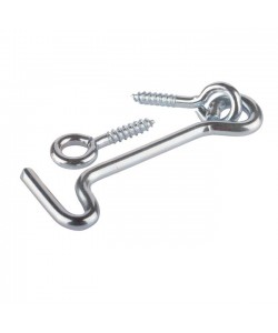 Μάνταλο Ασφαλείας Πόρτας Και Βίδ. Θηλειά 60 Γαλβανιζέ Χύμα