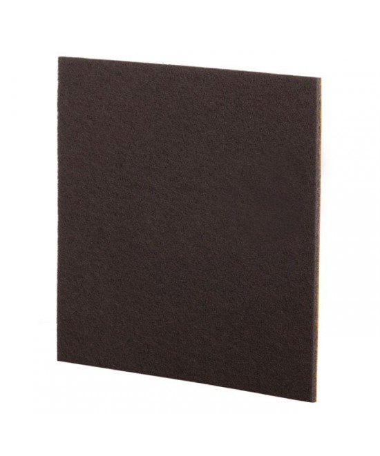 Τσοχάκια Συνθετικά Αυτoκόλλητα Λεία Δάπεδα 200x200mm Καφέ