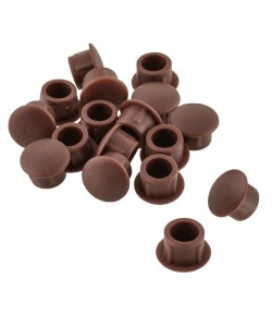 Καπάκι Φ5mm Καφέ Πλαστικό