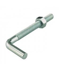 Βίδα Γωνία M4x40 Γαλβανιζέ & Περικόχλιο 5Τμχ