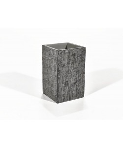 Ποτηροθήκη Γκρι Όψη Ξύλο Polyresin