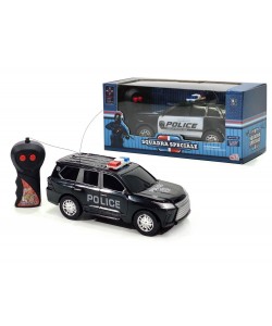 Τηλεκατευθυνόμενο Αυτοκίνητο Ειδικών Δυνάμεων Μαύρο Πλαστικό 21cm Μπαταρίας Για 5+ Ετών