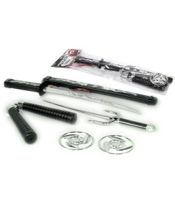 Παιχνίδι Σετ Νίντζα Με Σπαθί 44cm Πλαστικό 6Τμχ Για 4+ Ετών