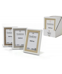 Κορνίζα 13x18cm Ξύλο/Γυαλί Σε 3 Αποχρώσεις