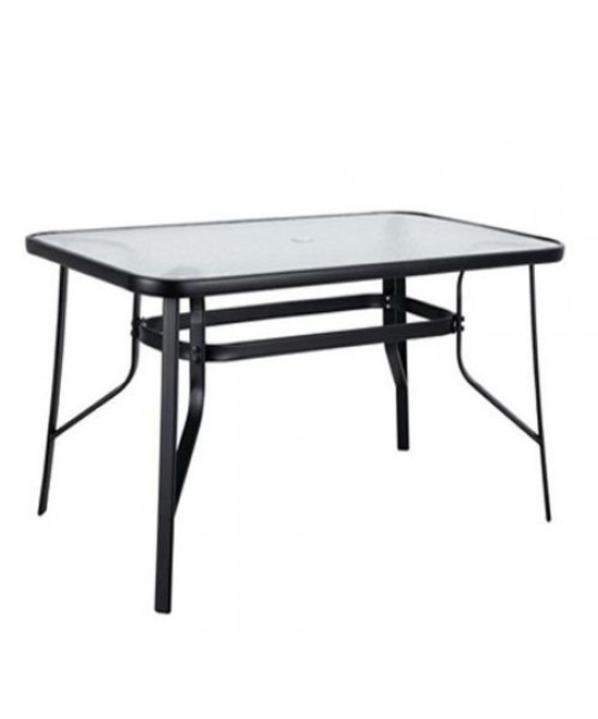 Τραπέζι Μεταλλικό ArteLibre SUN Μαύρο 150x90x70cm Τραπέζι Μεταλλικό ArteLibre SUN Μαύρο 150x90x70cm
